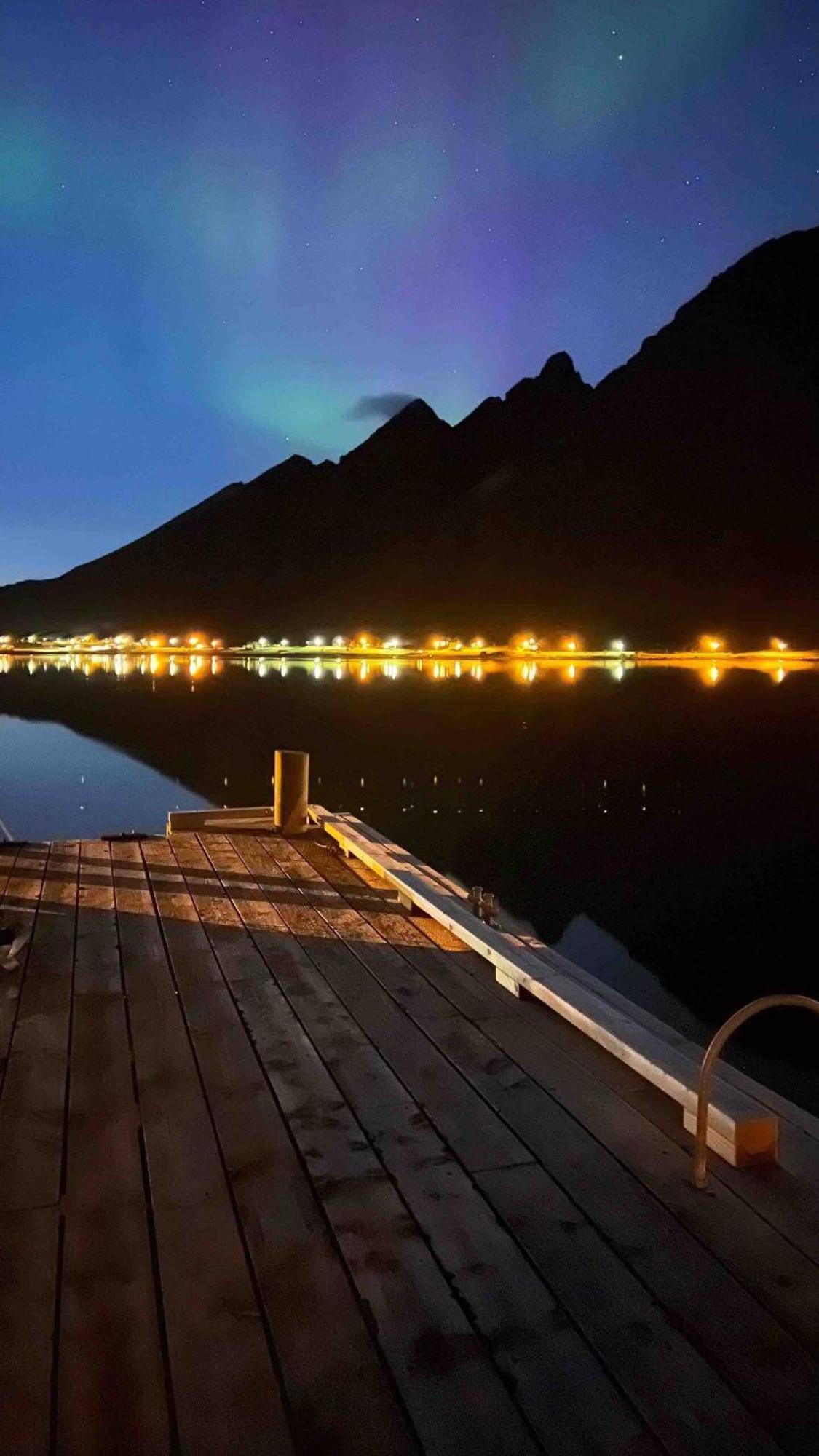 Rorbu Vestersia I Skjelfjord Ramberg Luaran gambar