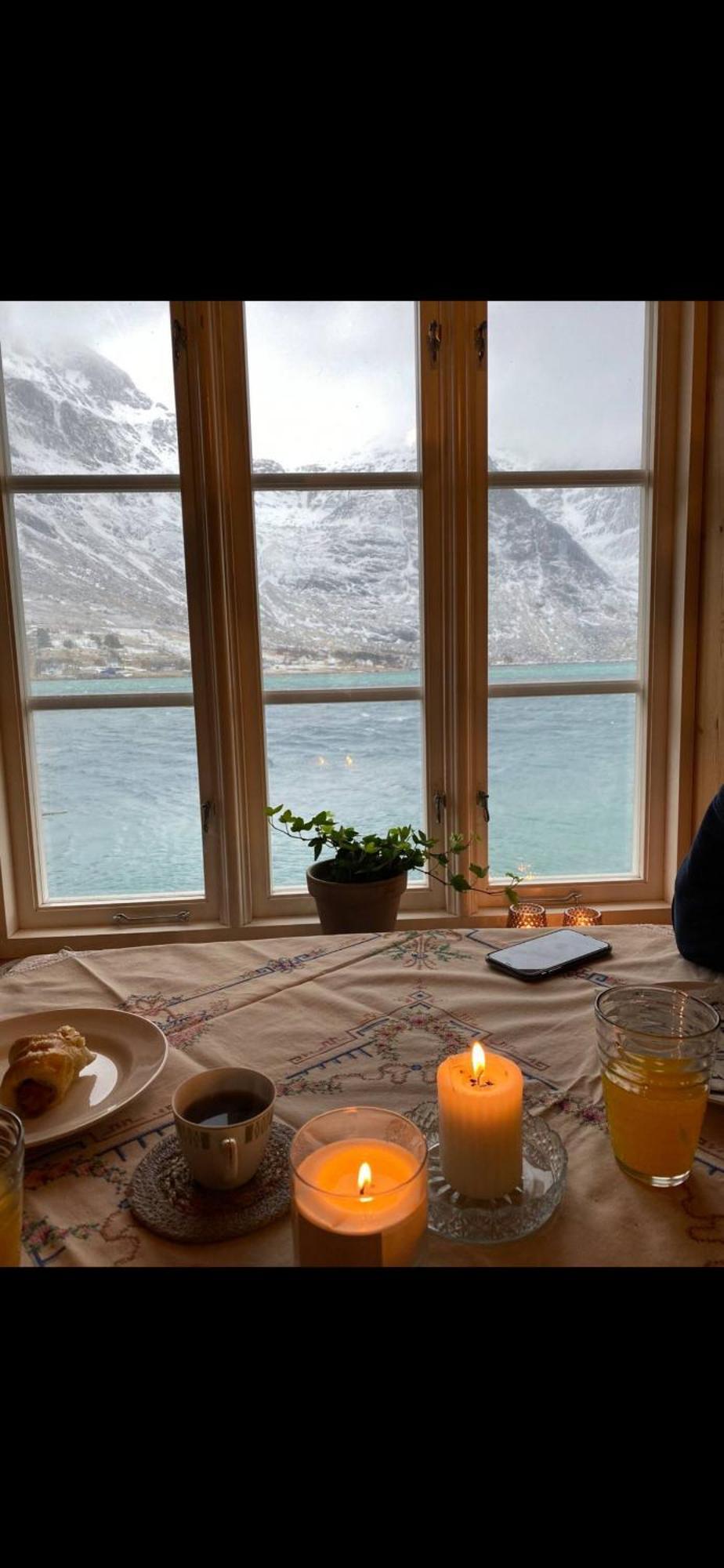 Rorbu Vestersia I Skjelfjord Ramberg Luaran gambar